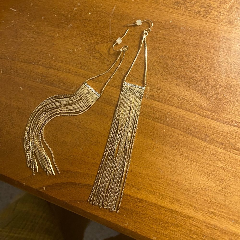 Gold Dangle Earrings